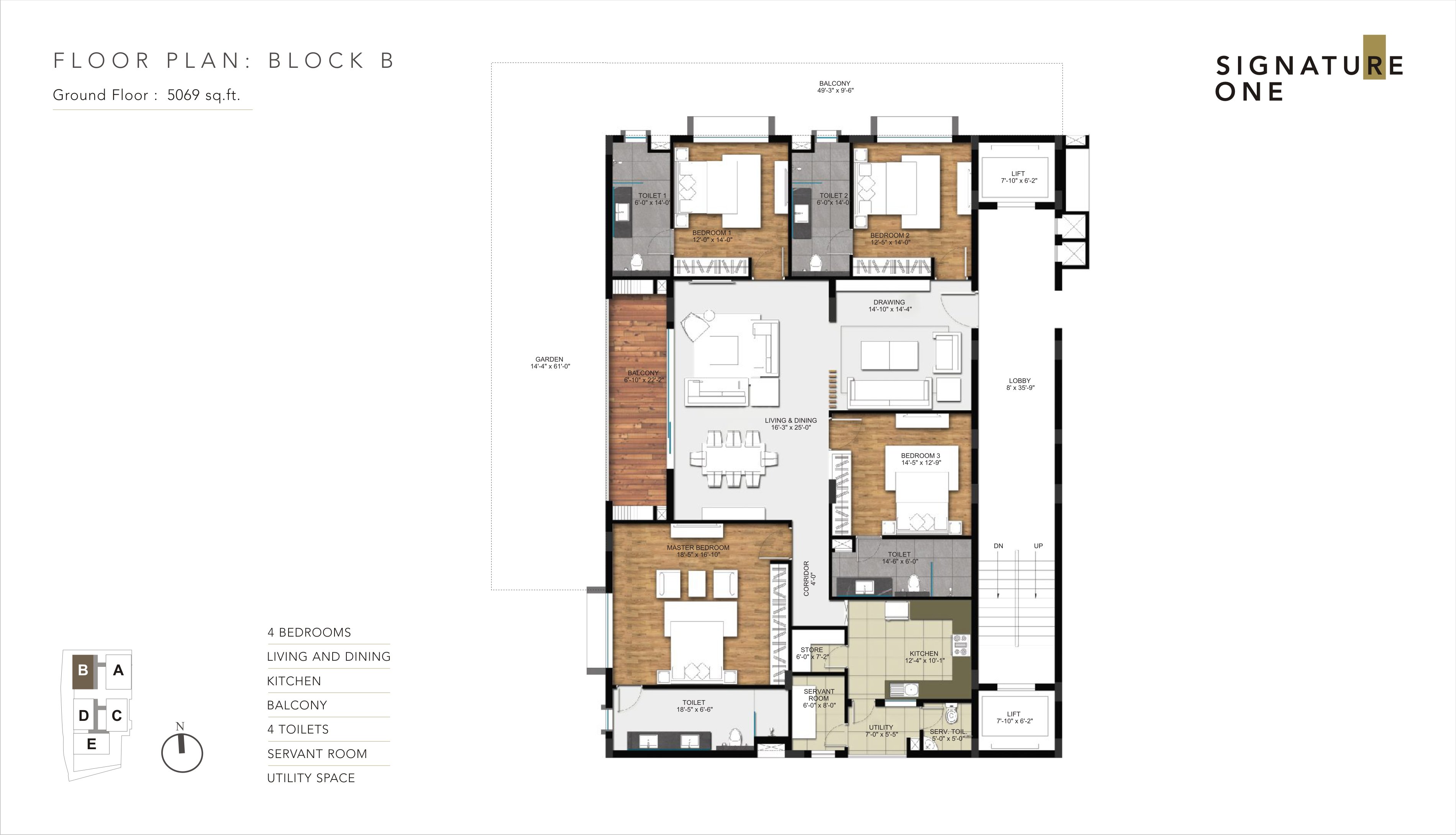  BLOCK B - GROUND FLOOR