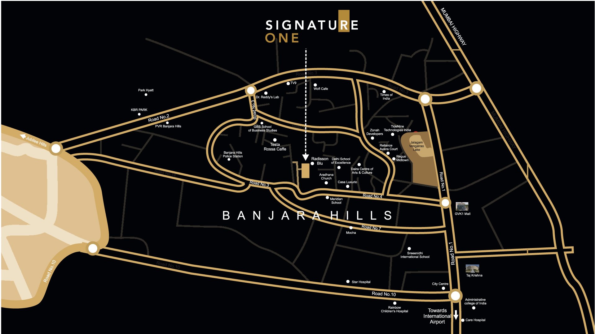 Signature One Location Map